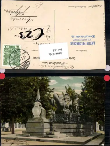 142165,Klagenfurt Lindwurmbrunnen 1905