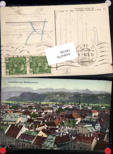 142166,Klagenfurt vom Kirchturm