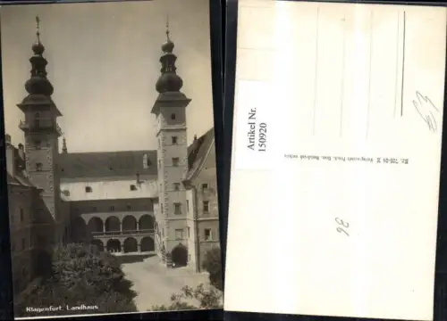 150920,Klagenfurt Landhaus Ansicht