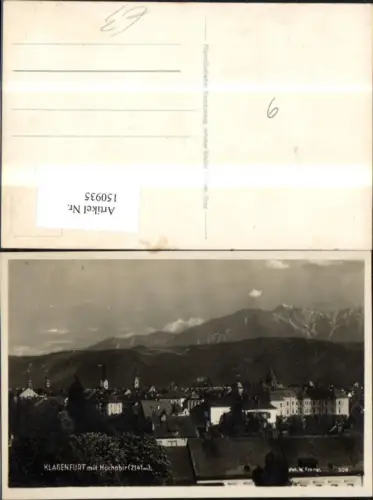150935,Klagenfurt m. Hochobir Ansicht