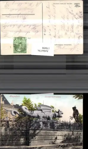 170498,Klagenfurt Lindwurmbrunnen