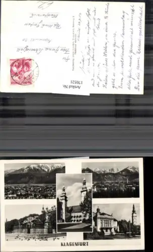 170521,Klagenfurt Totale Landhaus Mehrbildkarte