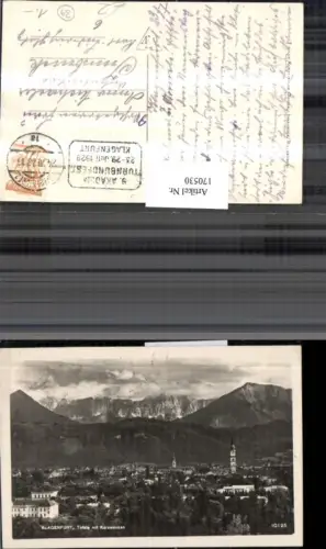 170530,Klagenfurt Totale m. Karawanken