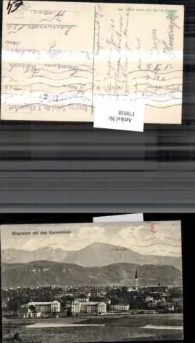 170538,Klagenfurt m. d. Karawanken Ortsansicht