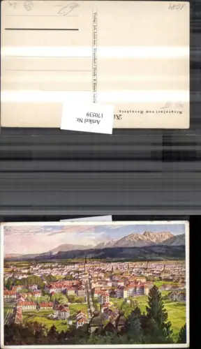 170539,Klagenfurt Künstlerkarte Totale