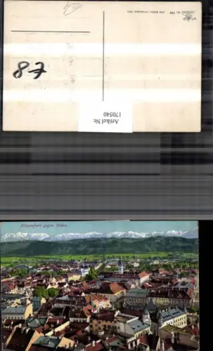 170540,Klagenfurt geg. Süden Totale