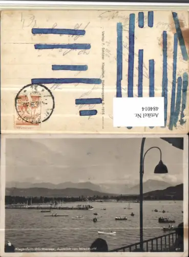 484014,Klagenfurt am Wörthersee Strandcafe Ausblick pub Franz Schilcher 817