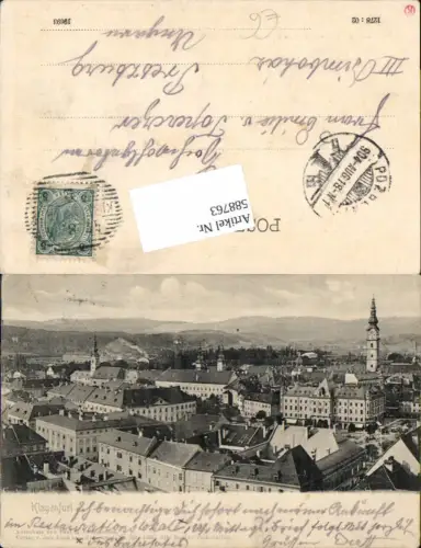 588763,Klagenfurt Stadt um 1900