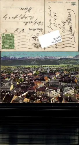 588778,Klagenfurt Stadt gegen Süden um 1905