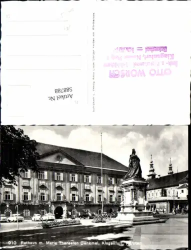 588788,Klagenfurt Stadt VW Käfer Oldtimer Autos Maria Theresien denkmal