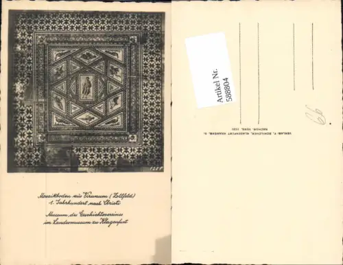 588804,Klagenfurt Stadt Museum Mosaikboden Römer