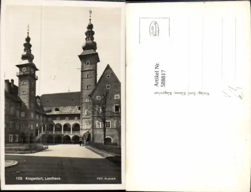 588817,Klagenfurt Stadt Landhaus