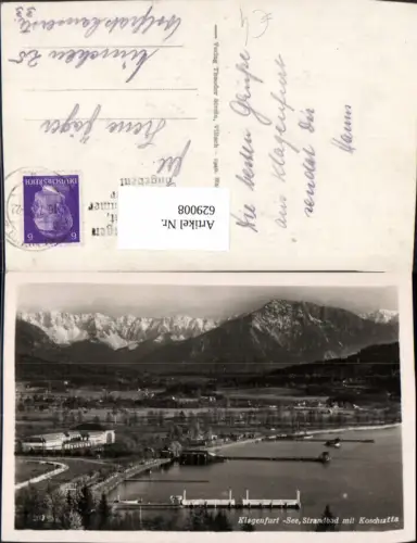 629008,Foto Ak Klagenfurt am Wörthersee Strandbad Koschutta