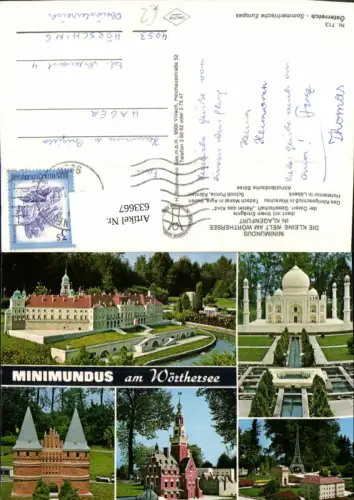 633667,Mehrbild Ak Klagenfurt Minimundus Kleine Welt a. Wörthersee