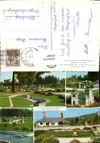 633687,Mehrbild Ak Klagenfurt Minimundus Kleine Welt a. Wörthersee