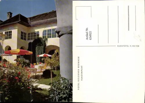 634922,Klagenfurt Hotel Goldener Brunnen