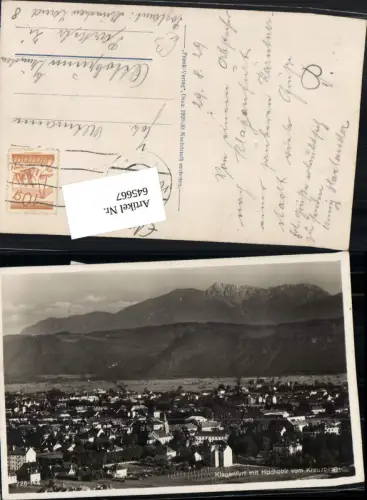 645667,Klagenfurt m. Hochobir Kreuzberg