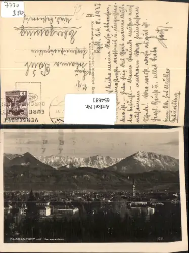 654681,Klagenfurt m. Karawanken