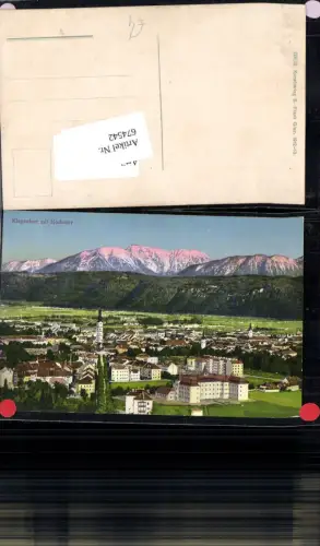 674542,Klagenfurt m. Hochobir 1912 pub S. Frank