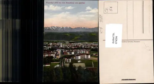 674594,Klagenfurt Kreuzberg aus