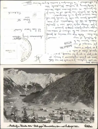 97318,Mallnitz in Kärnten Winterpartie