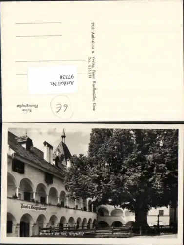 97330,Millstatt am See Stiftshof Gasthaus Postamt