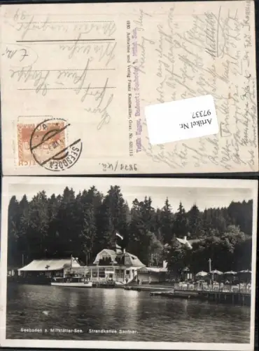 97337,Seeboden am Millstättersee Strandkaffee Santner gasthaus