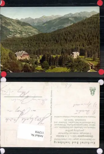 112958,Kurhotel Bad Iselsberg Mölltal bei Winklern