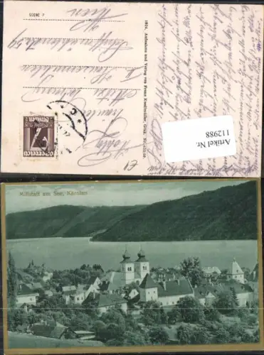 112988,Millstatt am See Golddruck