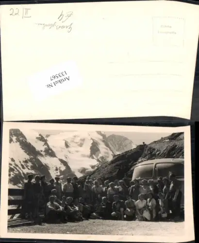 133567,Großglockner Heiligenblut FotoAK Oldtimer Bus