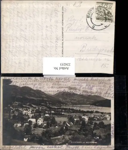 224253,Seeboden am Millstättersee Totale pub F. Sohiloher Klagenfurt 323