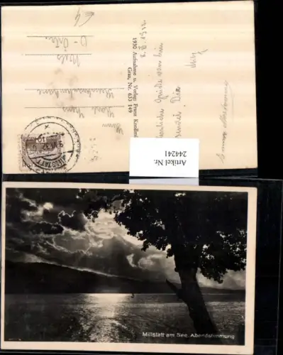 244241,Millstatt am See Abendstimmung Partie