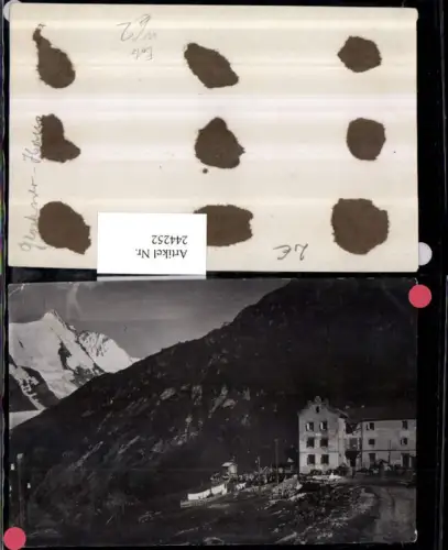 244252,Fotokarte Glocknerhaus m. Großglockner b. Heiligenblut