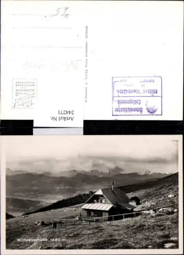 244271,Millstätterhütte Berghütte b. Millstatt am See