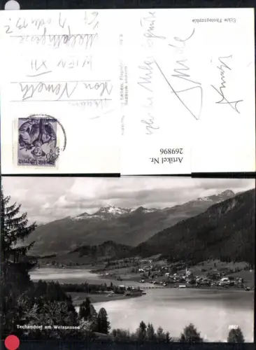 269896,Techendorf am Weissensee Weißensee Totale Bergkulisse pub Franz Schilcher 1051