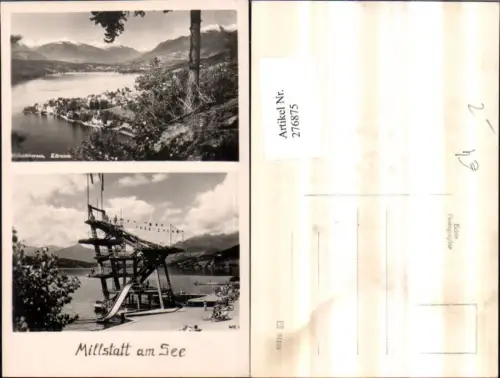 276875,Millstatt am See Totale Millstättersee Sprungturm Mehrbildkarte