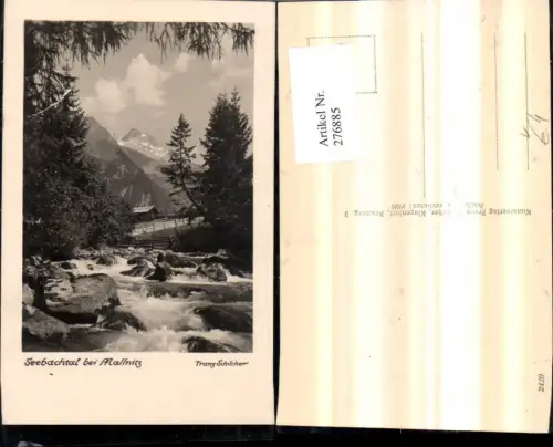 276885,Seebachtal b. Mallnitz Partie Wildbach pub Franz Schilcher 2420
