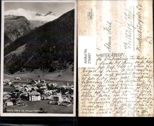 276887,Mallnitz Totale m. Ankogel Bergkulisse