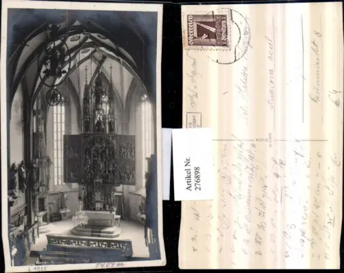 276898,Heiligenblut Kirche Innenansicht Altar