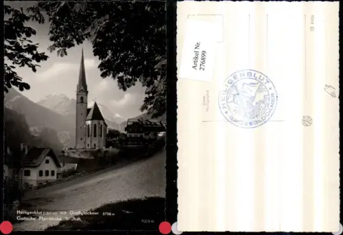 276899,Heiligenblut Kirche m. Großglockner Bergkulisse
