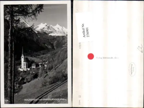 276901,Heiligenblut Totale m. Großglockner Bergkulisse