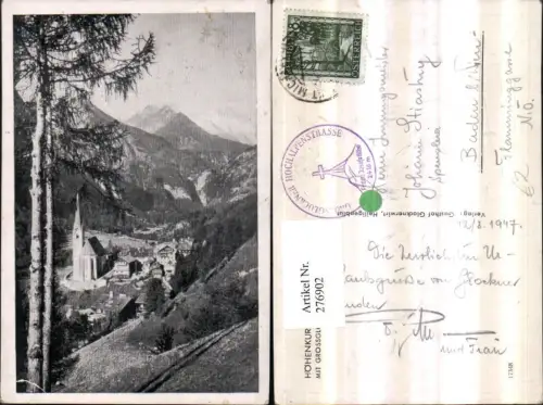 276902,Heiligenblut Totale m. Großglockner Bergkulisse