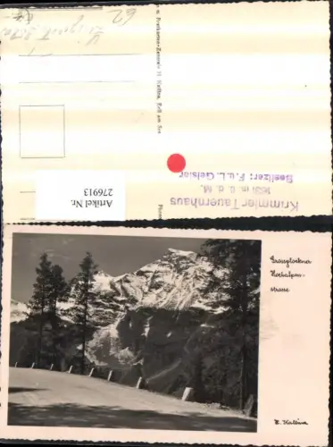 276913,Großglockner Hochalpenstraße Bergkulisse b. Heiligenblut
