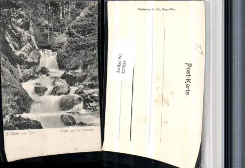 327858,Millstatt am See Motiv aus d. Schlucht Wasserfall