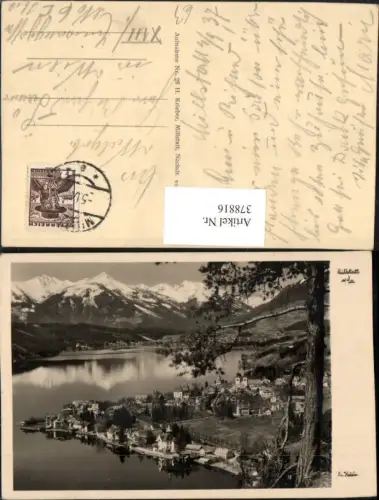 378816,Millstatt am See Totale Bergkulisse