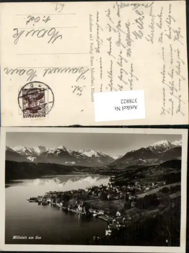 378822,Millstatt am See Totale Bergkulisse