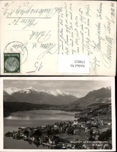 378823,Millstatt am See Totale m. Kreuzeckgruppe Bergkulisse pub Walter Kramer 747
