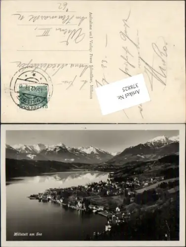 378825,Millstatt am See Totale Bergkulisse