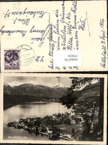 378826,Millstatt am See Totale Bergkulisse pub Franz Schilcher 1393
