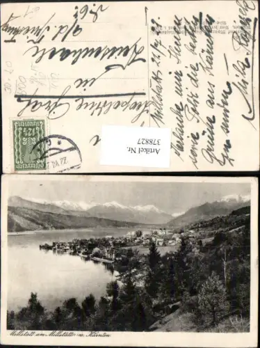378827,Millstatt am Millstätter See Totale Bergkulisse